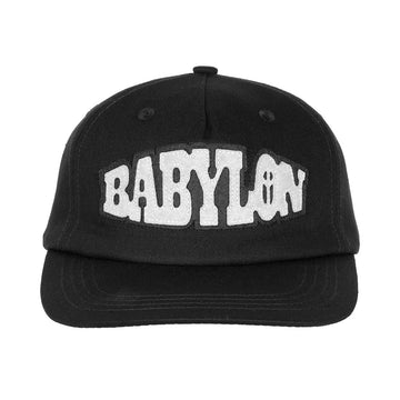 Babylon Bugle Strapback Black Front