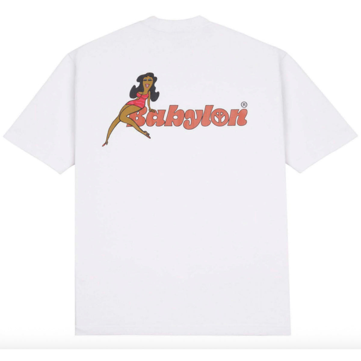 Babylon Groovy Lady Tee White Back