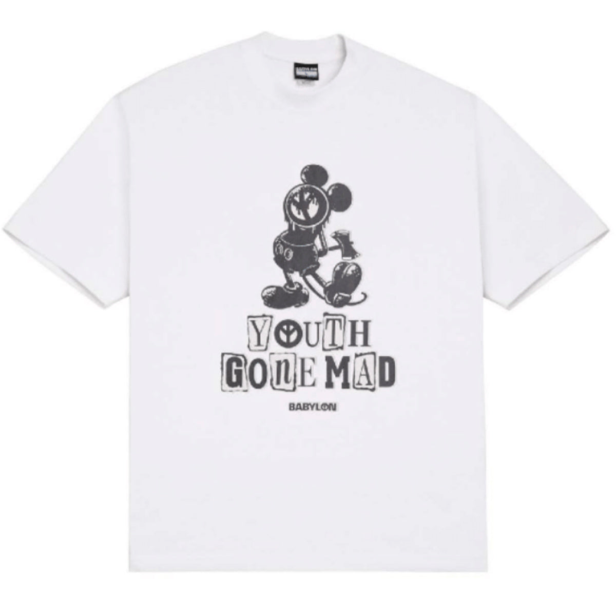 Babylon Youth Gone Mad Tee White