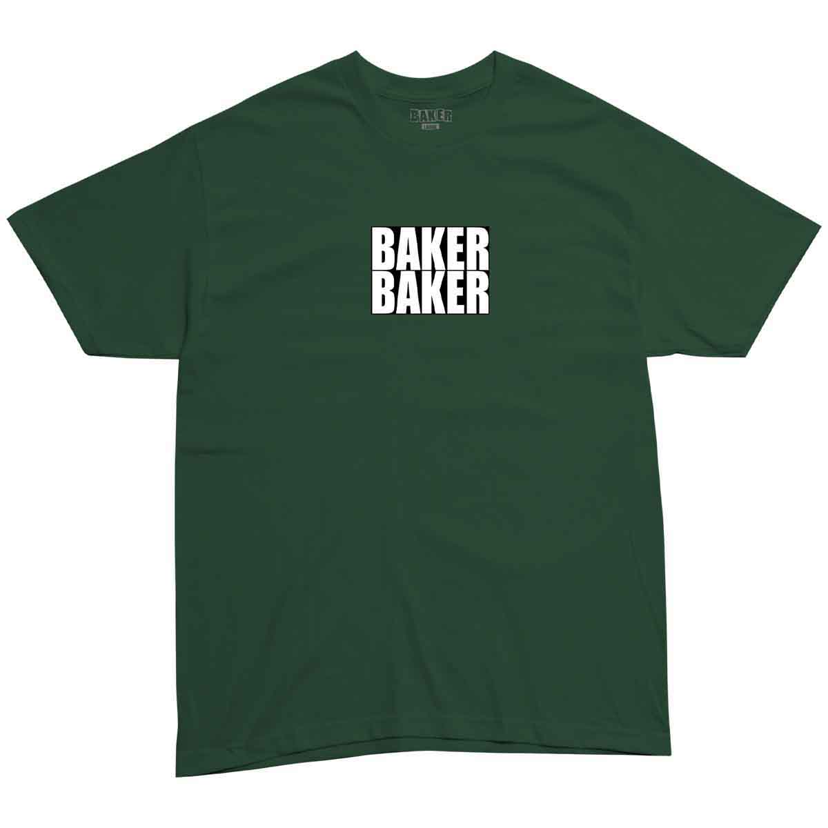 Baker Baker Baker Tee Forest Green