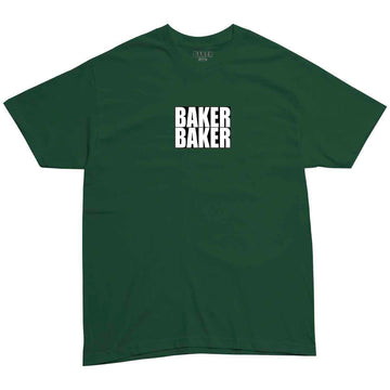 Baker Baker Baker Tee Forest Green