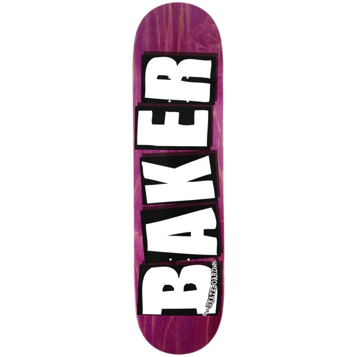 Baker Brand Logo Purple B2 8.25 Skateboard Deck