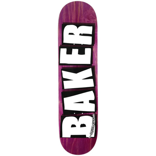 Baker Brand Logo Purple B2 8.25 Skateboard Deck