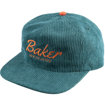 Baker - Dolphin Cord Snapback Green.
