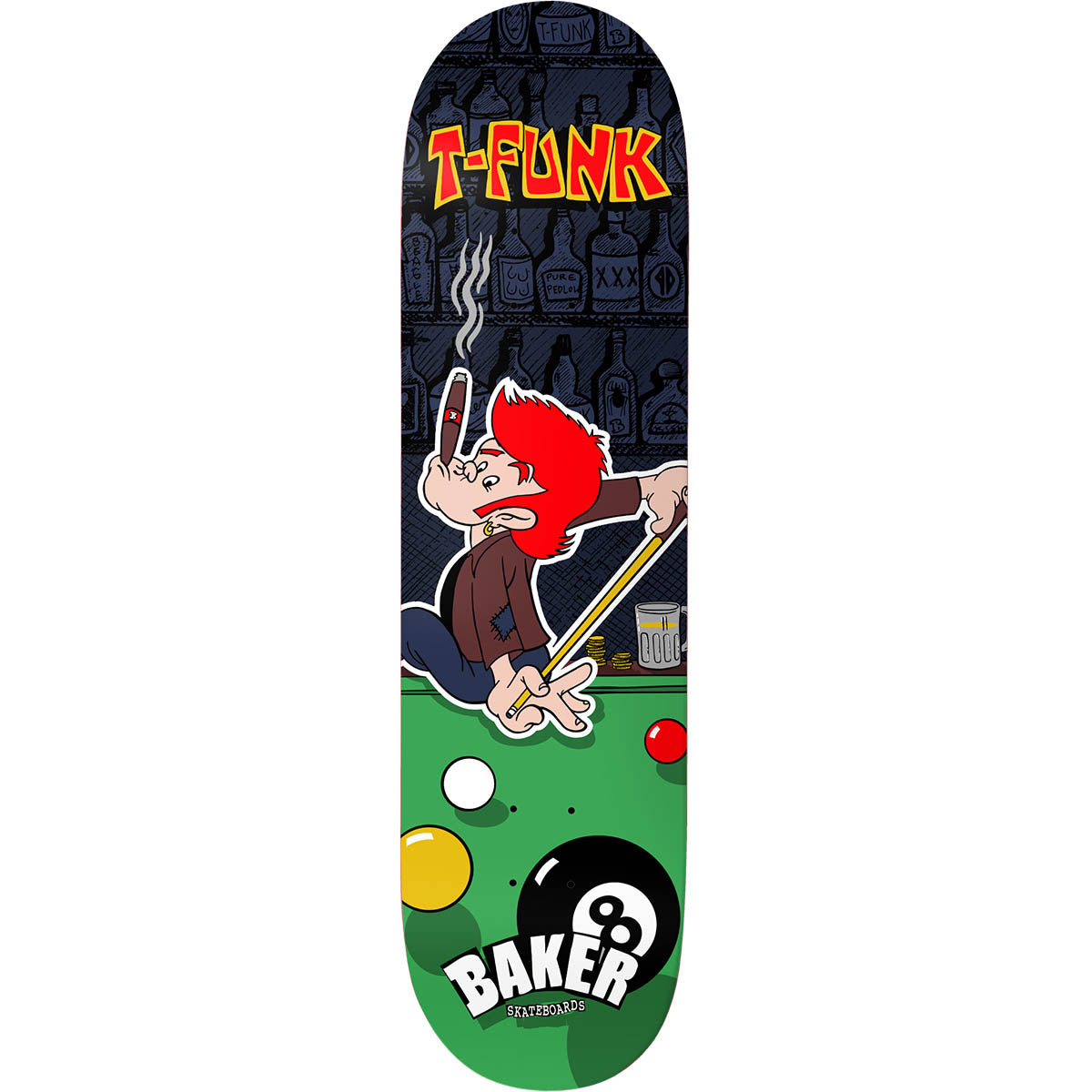 Baker T-Funk Pleasure Island 8.5 Skateboard Deck