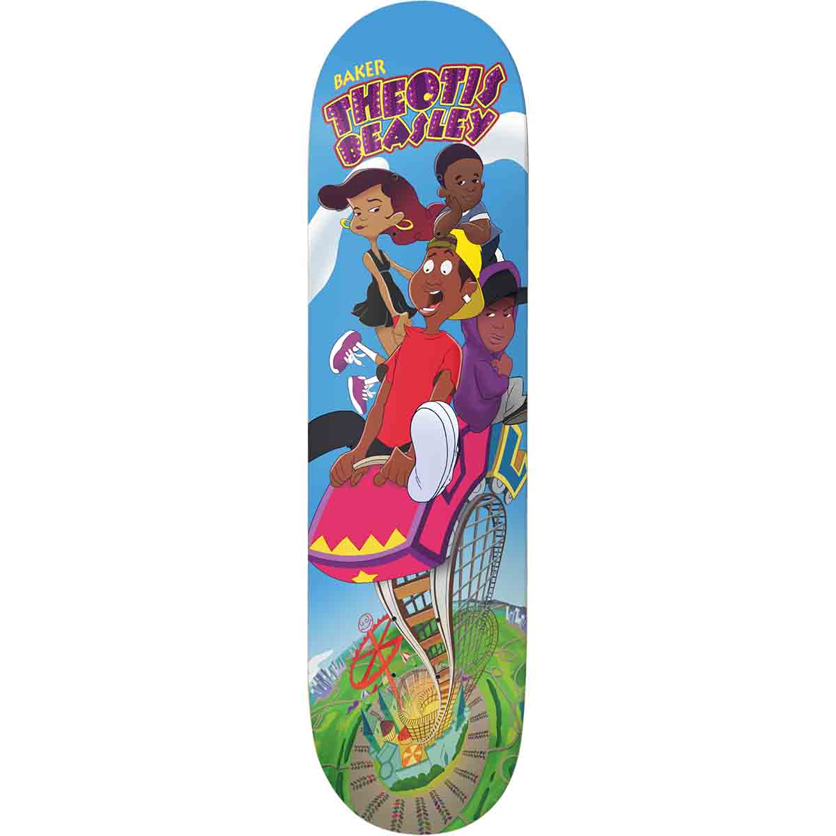 Baker Theotis Beasley Roller Coaster 8.25 Skateboard Deck