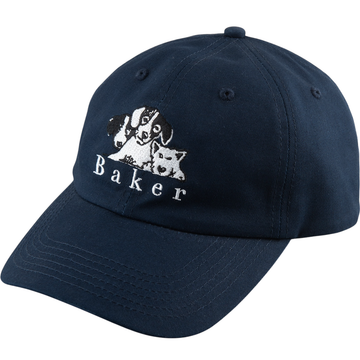 Baker - Where My Dogs At Snapback Navy.