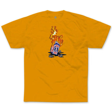 Black Label - Elijah Akerley Fire Brewed Tee Gold.