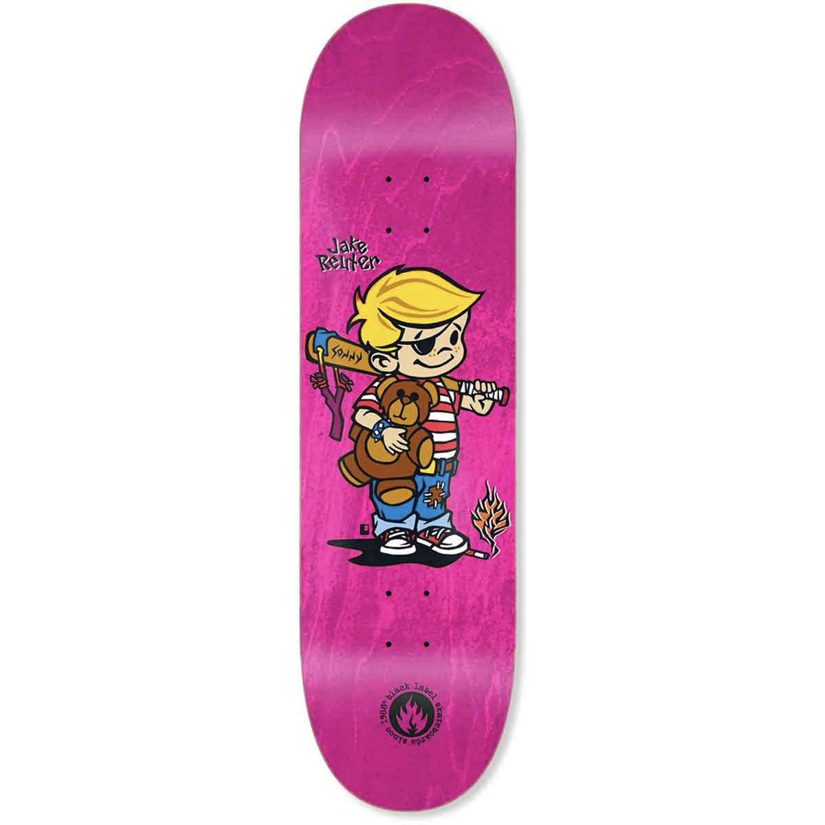 Black Label Jake Reuter Sonny Pink Skateboard Deck