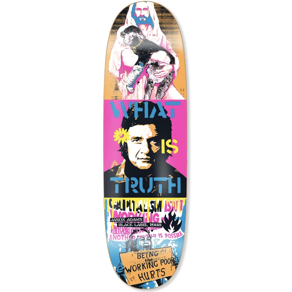 Black Label Jason Adams Truth Skateboard Deck