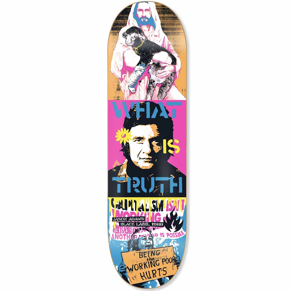 Black Label Jason Adams Truth Skateboard Deck