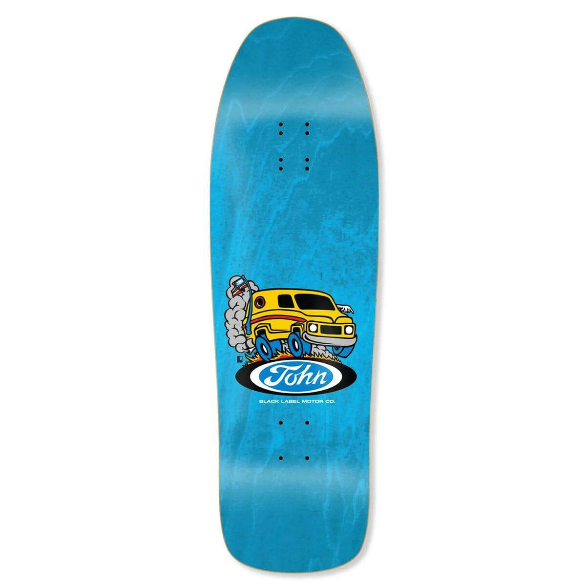 Black Label - John Lucero Man Van 9.88 Reissue Skateboard Deck.