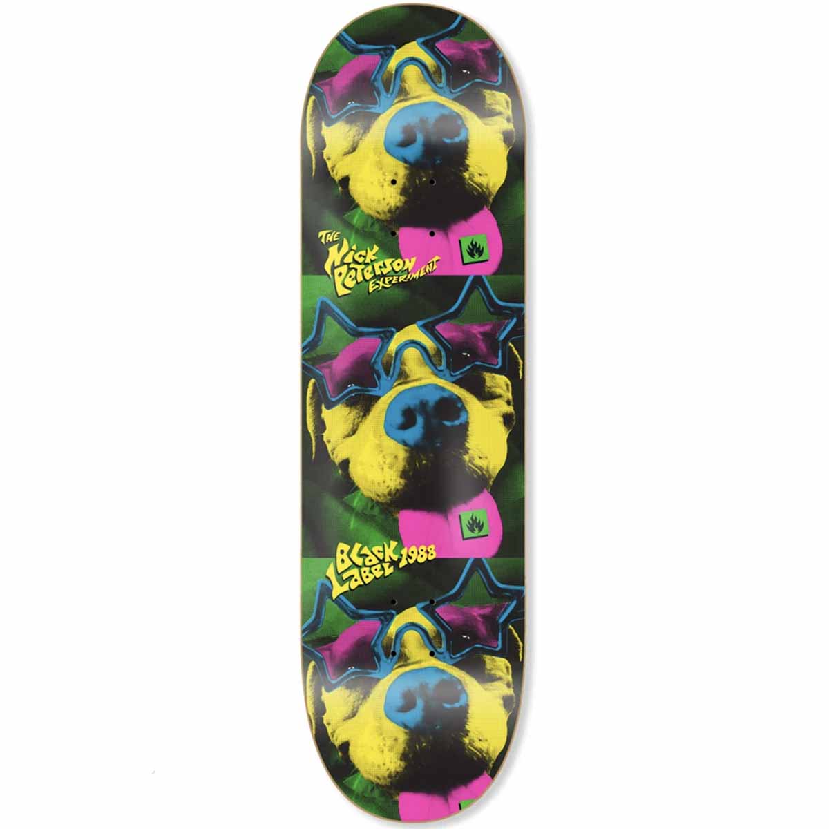 Black Label Nick Peterson Experiment 8.5 Skateboard Deck