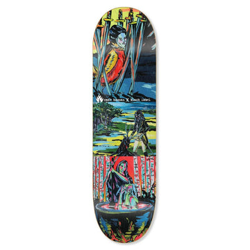 Black Label - Omar Hassan Violet Actions 8.38 Skateboard Deck.