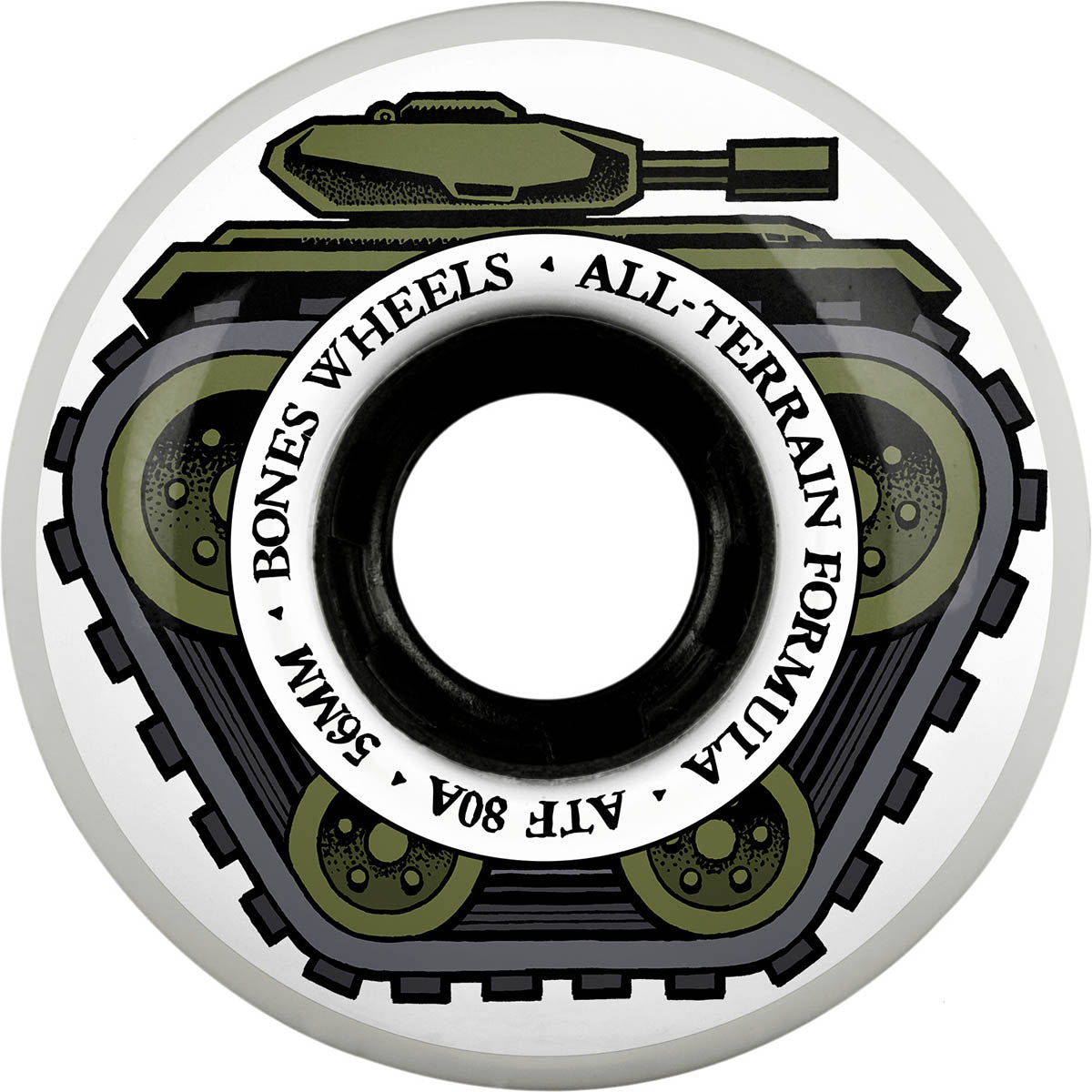 Bones - All Tank 56MM 80A ATF Skateboard Wheels.