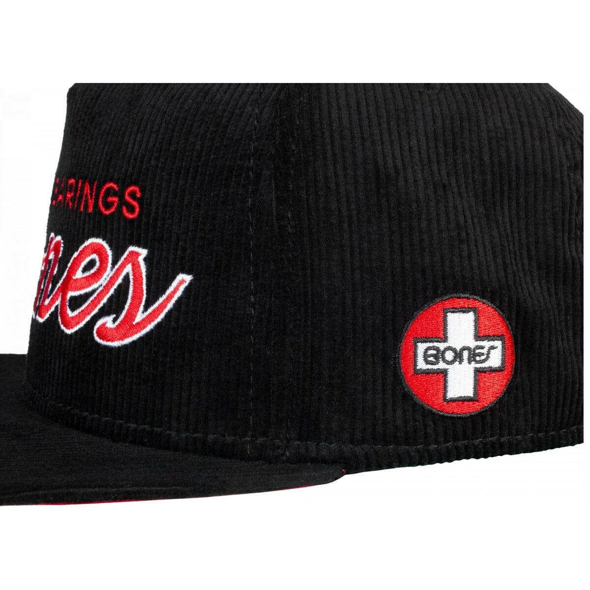 Bones - Corduroy Snapback Black.
