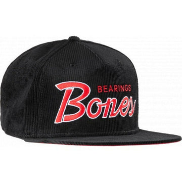 Bones - Corduroy Snapback Black.