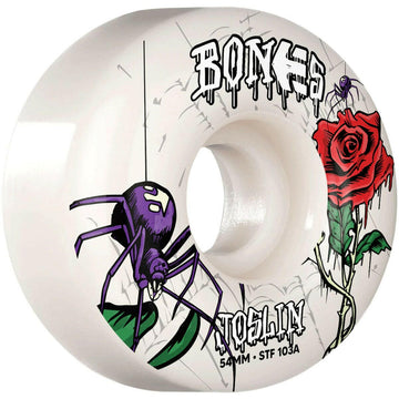 Bones - Chris Joslin X Etnies 52MM 103A V1 Standard STF Skateboard Wheels.
