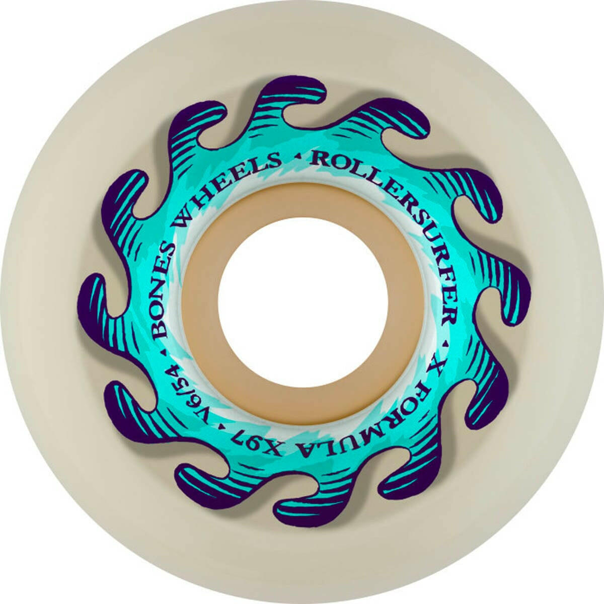 Bones - XF Koppl Infinite Wave 54MM 97A V6 Wide-Cut Skateboard Wheels.