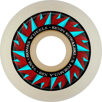 Bones - XF Kowalski Against the Grain 55MM 99A V5 Sidecut Skateboard Wheels.