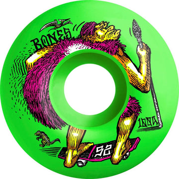 Bones - OG Formula NEONderthal 52MM 100A V4 Skateboard Wheels.