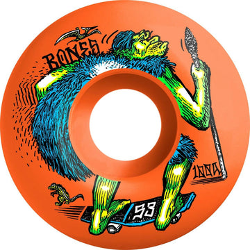 Bones - OG Formula NEONderthal 53MM 100A V4 Skateboard Wheels.