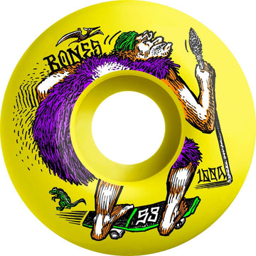 Bones - OG Formula NEONderthal 53MM 100A V4 Skateboard Wheels.