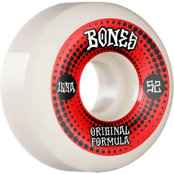 Bones - Originals 52MM 100A V5 Side-Cut Skateboard Wheels.