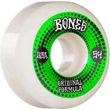 Bones - Originals 54MM 100A V5 Side-Cut Skateboard Wheels.