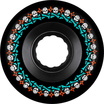 Bones - Rough Riders Black 59MM 80A ATF Skateboard Wheels.