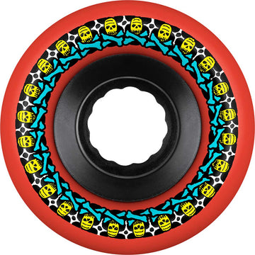 Bones - Rough Riders Red 56MM 80A ATF Skateboard Wheels.
