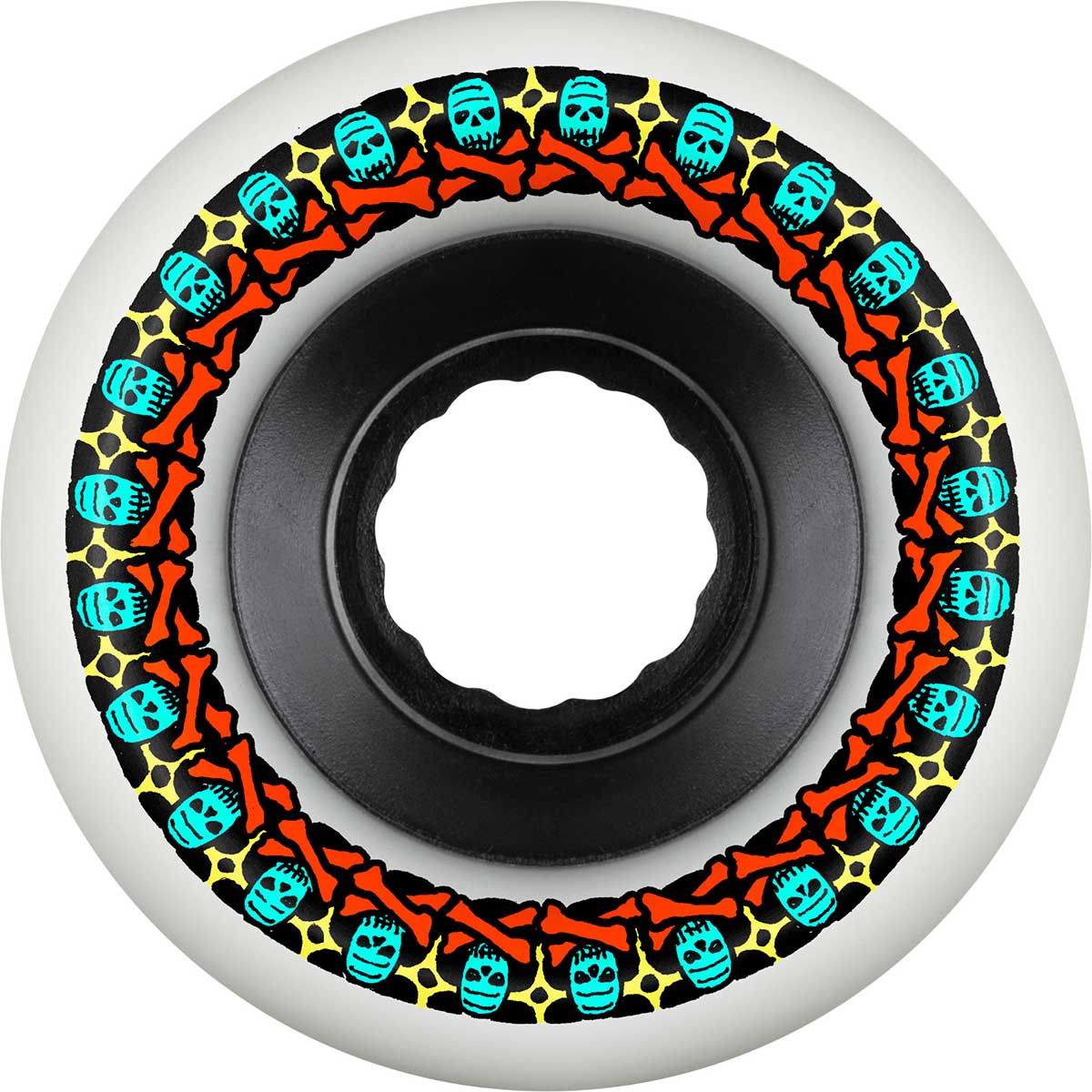 Bones Rough Riders White 59MM 80A ATF Skateboard Wheels