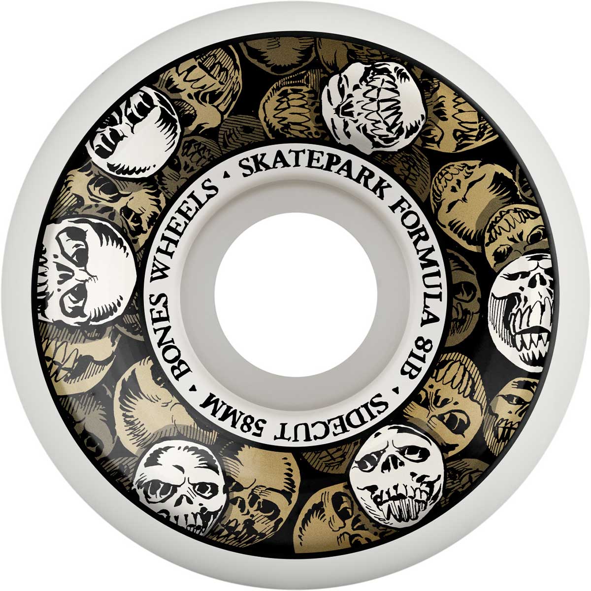 Bones SPF 58MM 101A P5 Sidecuts Skateboard Wheels