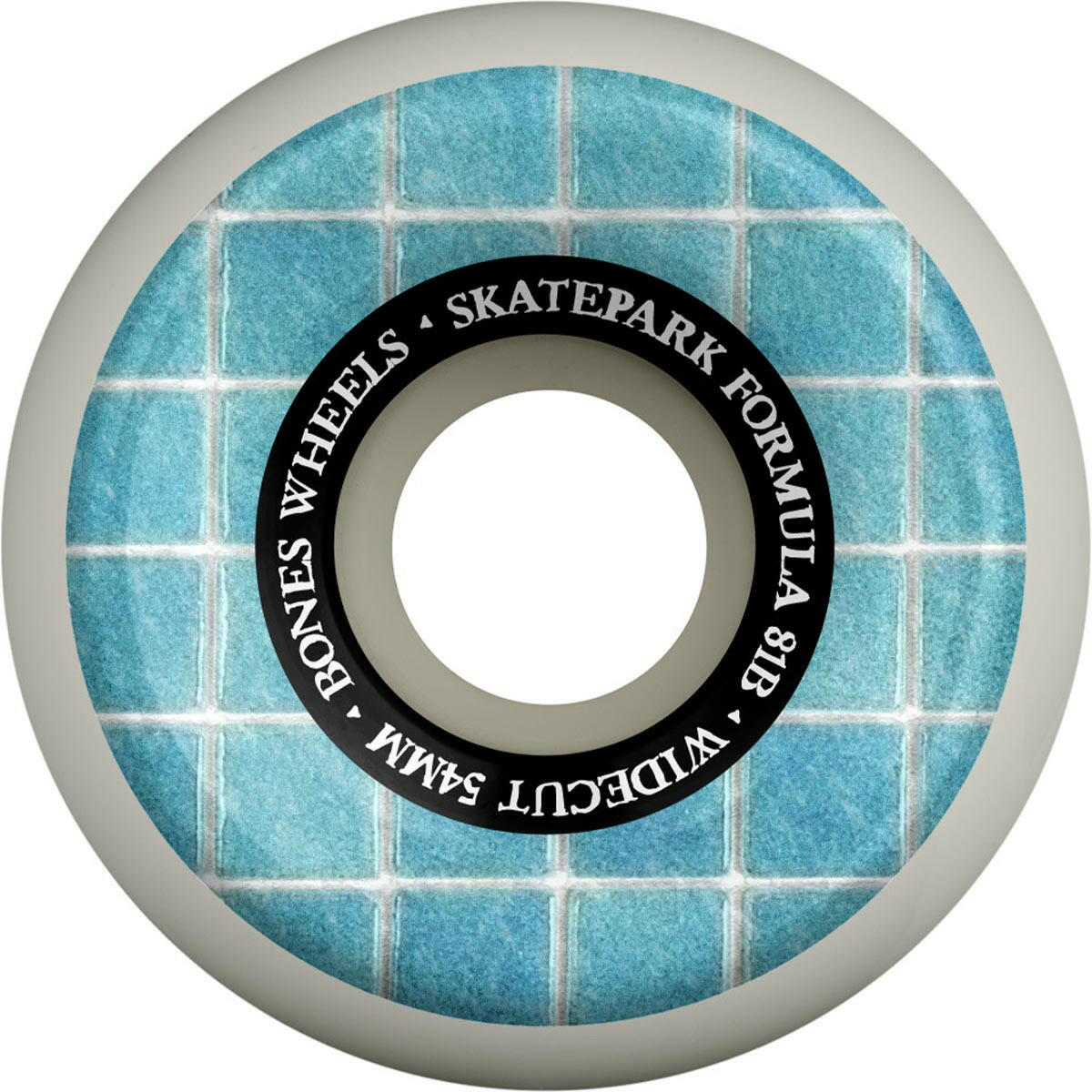 Bones - Pool & The Gang 54MM 101A P6 Widecut SPF Skateboard Wheels.
