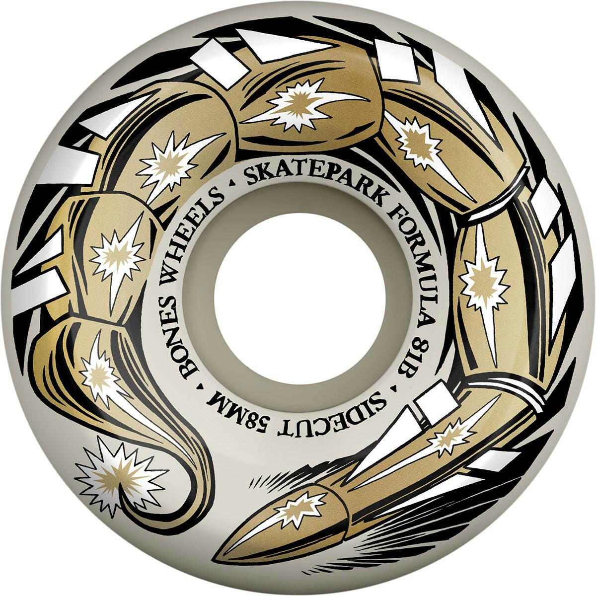 Bones - Scorpeedo 58MM 101A P5 Sidecut SPF Skateboard Wheels.