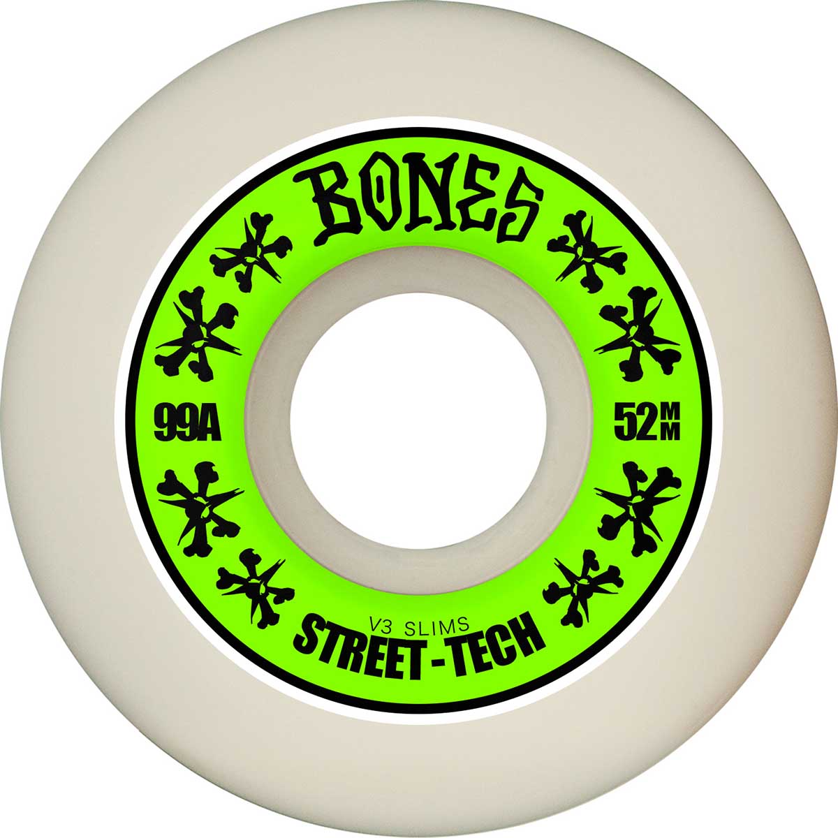 Bones STF 52MM 99A V1 Slims Skateboard Wheels