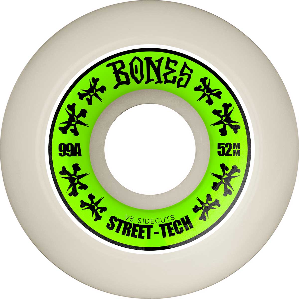 Bones STF 52MM 99A V5 Sidecuts Skateboard Wheels
