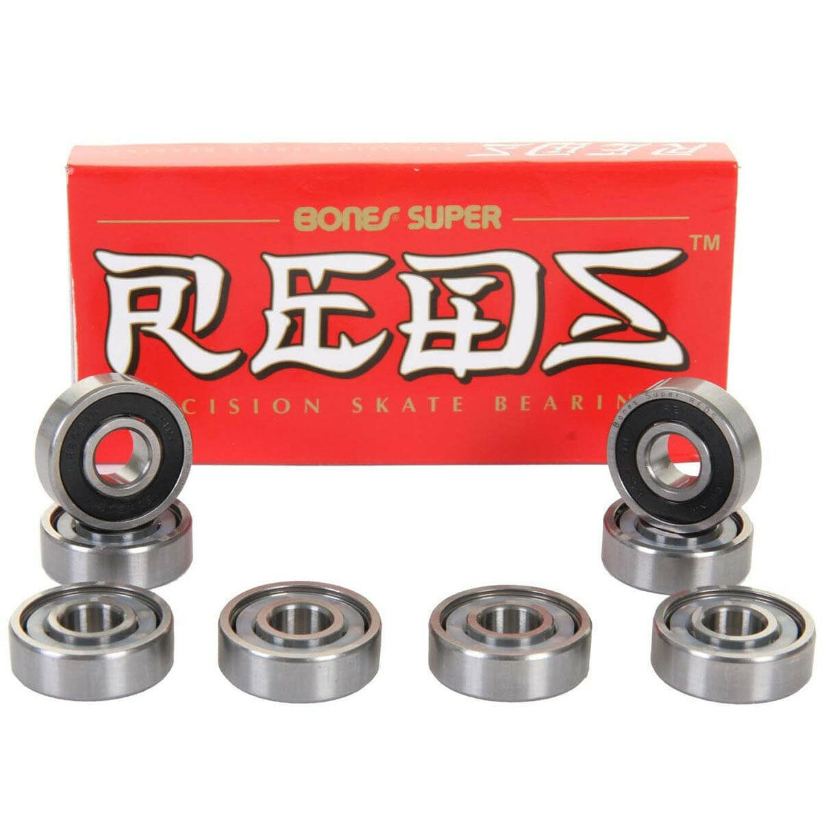 Bones Super Reds Skateboard Bearings.