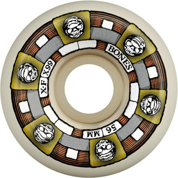 Bones - XF Timeless Machine 56MM 99A V5 Sidecut Skateboard Wheels.