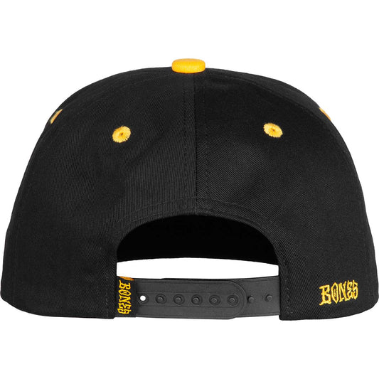 Bones Vato Rat Cotton Twill 6 Panel Hat Black Back
