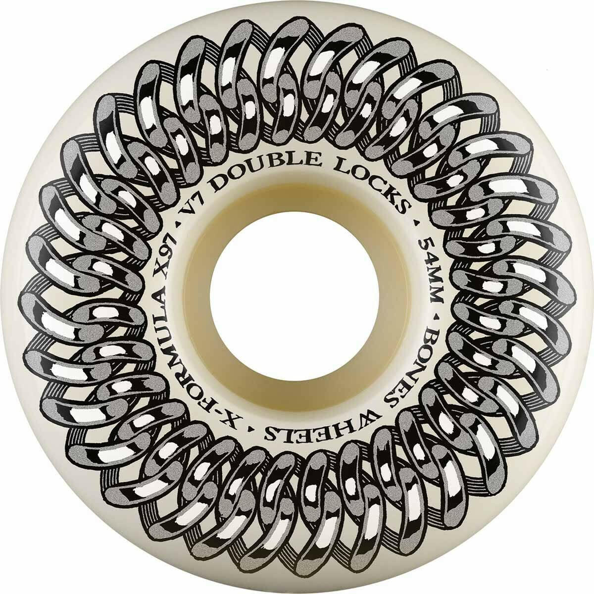 Bones - XF 54MM 97A V7 Double Lock Skateboard Wheels.