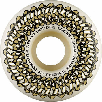 Bones - XF 56MM 99A V7 Double Lock Skateboard Wheels.