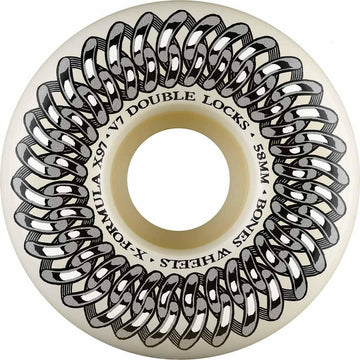 Bones - XF 58MM 97A V7 Double Lock Skateboard Wheels.