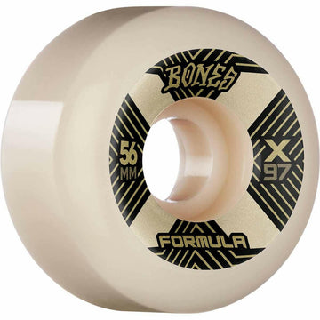 Bones - XF Xcell 56MM 97A V6 Wide-Cut Skateboard Wheels.