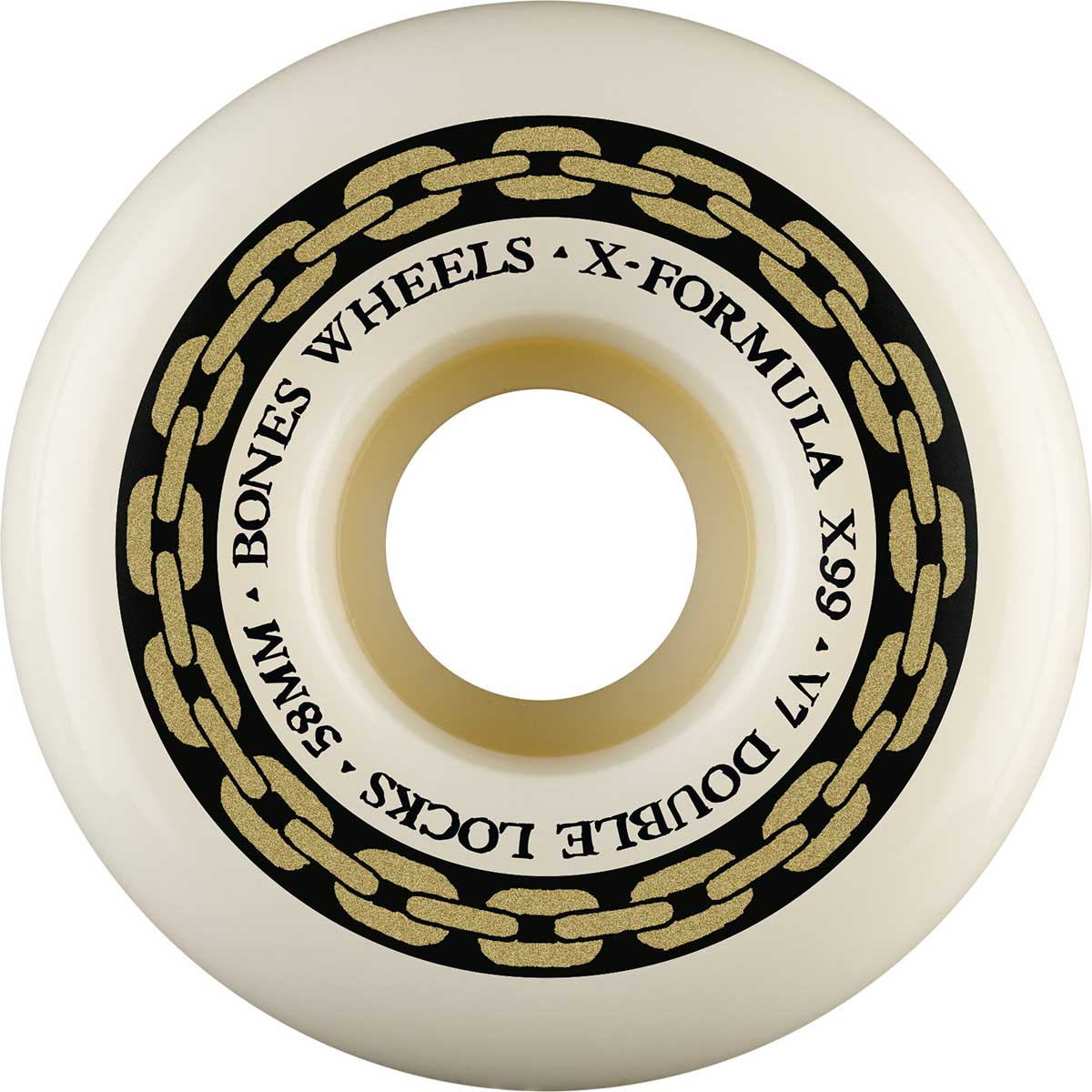 Bones XF 58MM 99A V7 Double Locks Skateboard Wheels