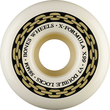 Bones XF 58MM 99A V7 Double Locks Skateboard Wheels
