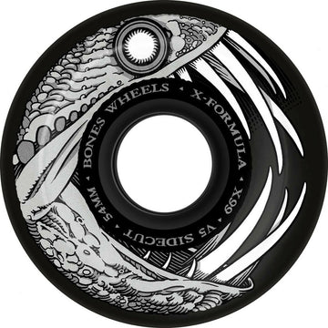 Bones - XF Dark Waters 54MM 99A V5 Sidecut Skateboard Wheels.
