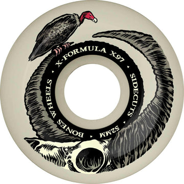 Bones - XF Floor Horns 52MM 97A V5 Sidecut Skateboard Wheels.