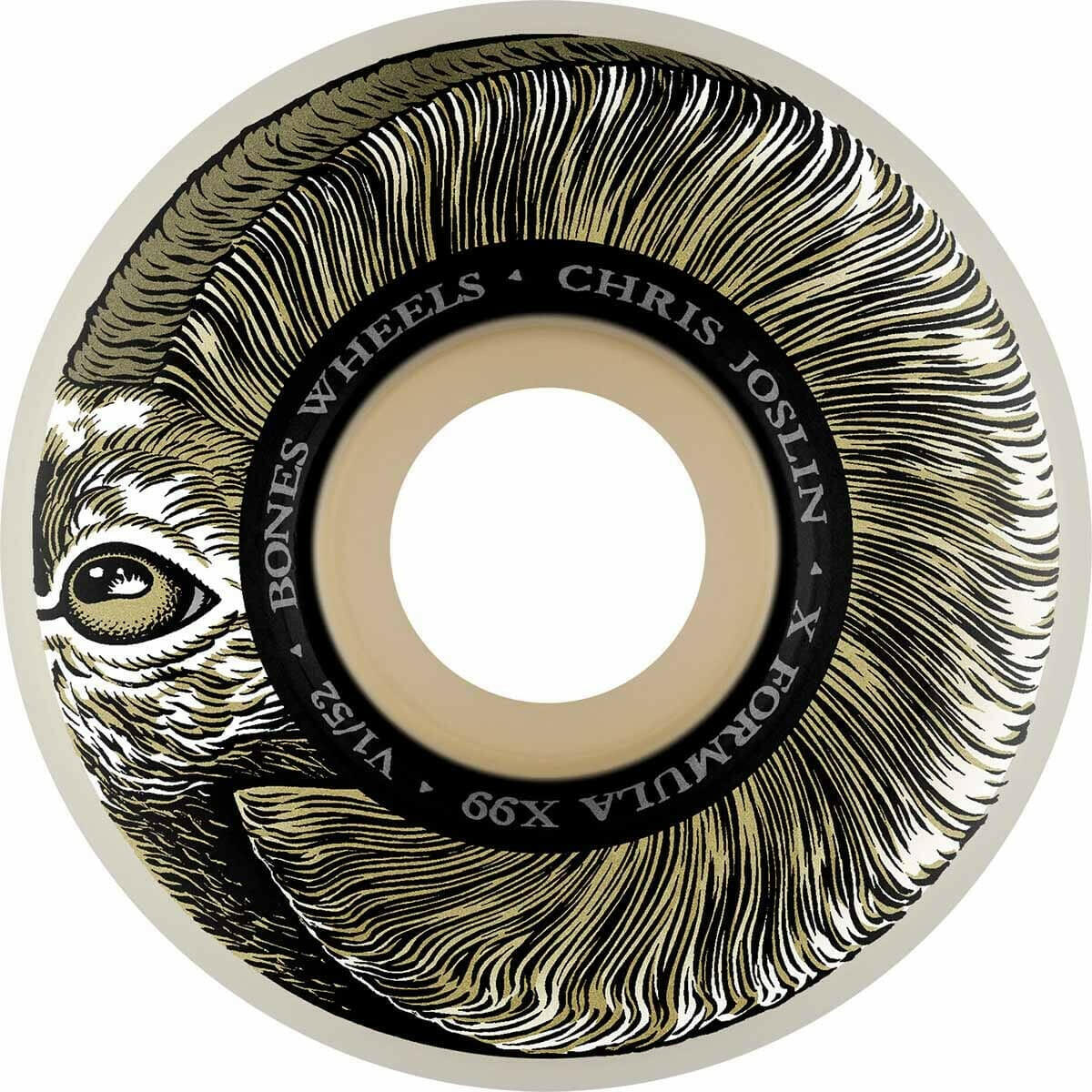 Bones - XF Joslin Rampage 52MM 99A V1 Standard Skateboard Wheels.
