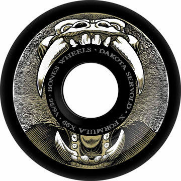 Bones - XF Servold Baboonatic 56MM 99A V6 Wide-Cut Skateboard Wheels.